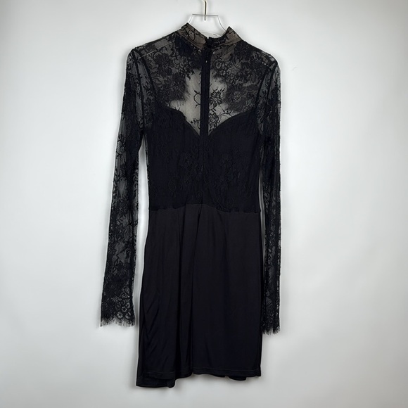 Michael Costello x Revolve Helix Mini Dress Black Size Small - Picture 5 of 10